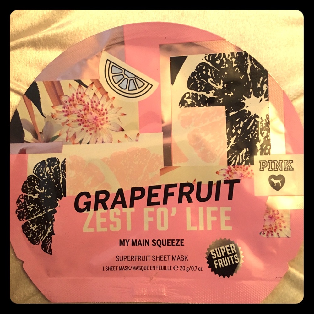 Grapefruit Sheet Mask - PINK Victoria’s Secret
